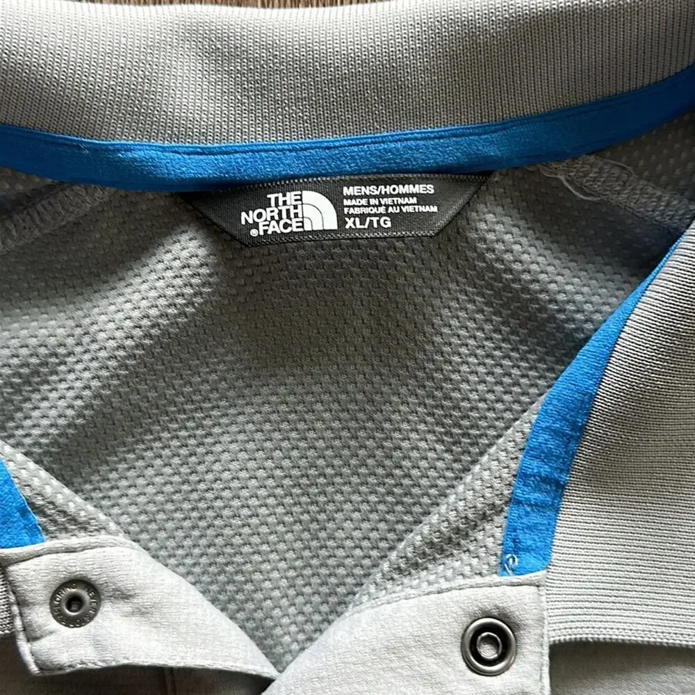 The North Face Men's Horizon Short Sleeve Polo‎ Light Grey Size XL
